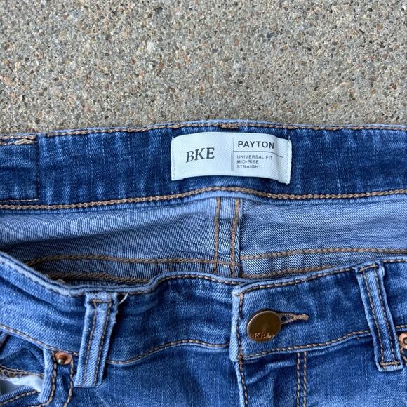 Buckle BKE Payton 29x29 1/2 Universal Fit Mid Rise Straight Leg Jeans ABK2839 - Picture 4 of 9